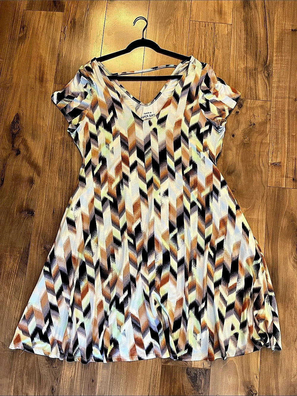 Torrid Geometric Mini Dress Multicolor Size 18/20